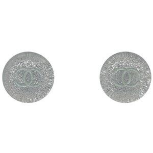Chanel CC Logo Round Earrings CC Mark